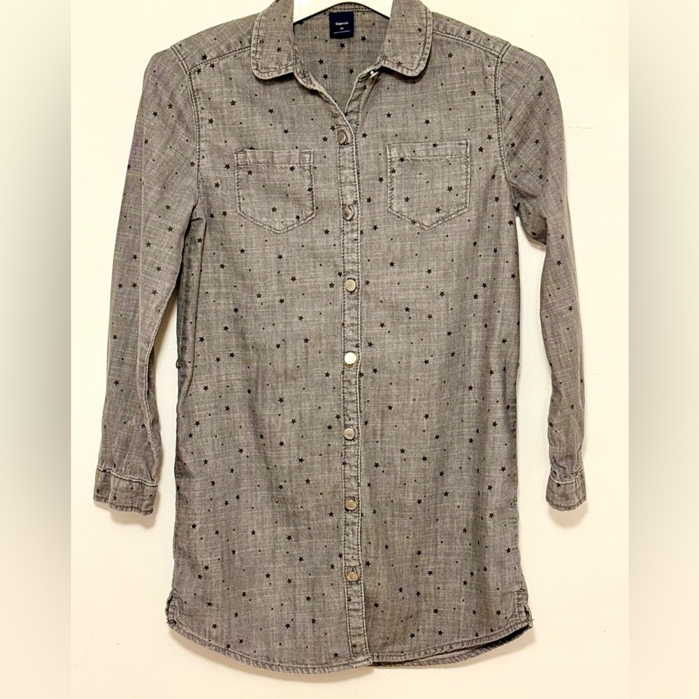 GAP Kids Denim Shirt Dress